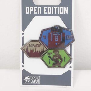 Disney Star Wars Galaxy's Edge Open Edition Trading Pin Droid Depot - NWT